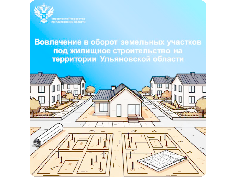 Вовлечение в оборот земельных участков (территорий) под жилищное строительство в Ульяновской области.