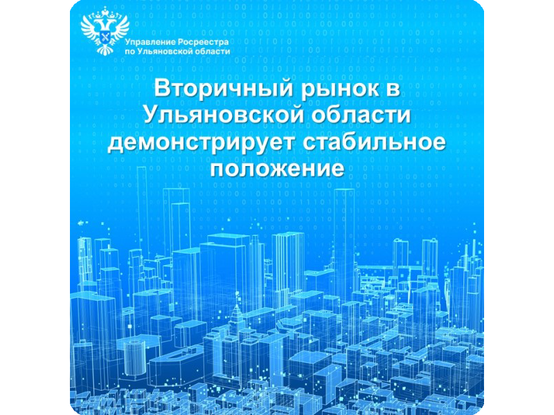 Вторичный рынок в Ульяновской области демонстрирует стабильное положение.