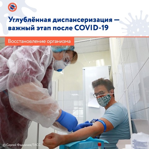 Углубленная диспансеризация - важный этап после COVID-19. Углубленная диспансеризация - важный этап после COVID-19.