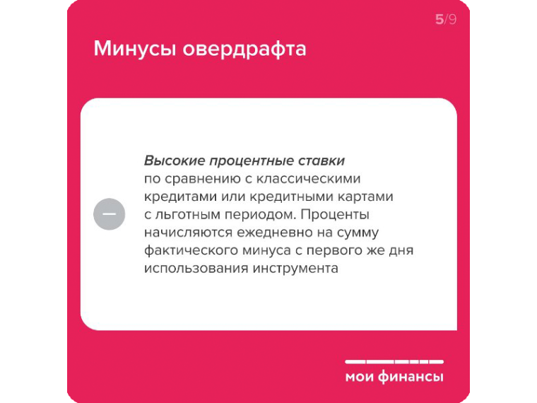 Карта ушла в минус: как работает овердрафт?.